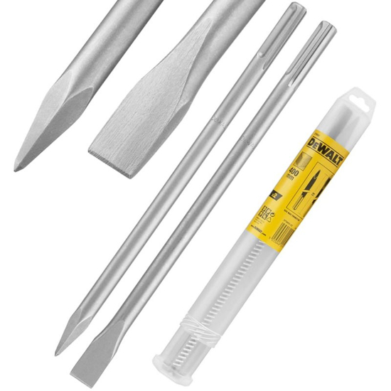 Zdjęcie 1 - ZESTAW DŁUTO + SZPICAK 400mm SDS-MAX DEWALT DT9000