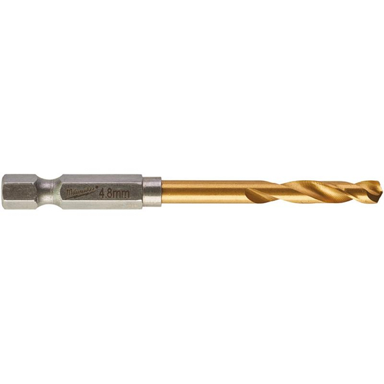 Zdjęcie 1 - Wiertło do metalu SWave HSS-G Tin 4.8mm -1szt. 48894711 Milwaukee