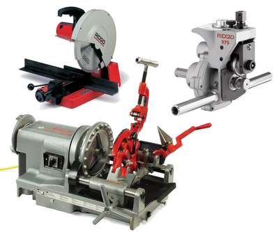 Gwinciarka gwintownica RIDGID 300 Compact 50697 + Rowkarka 975 + Przecinaka 590L