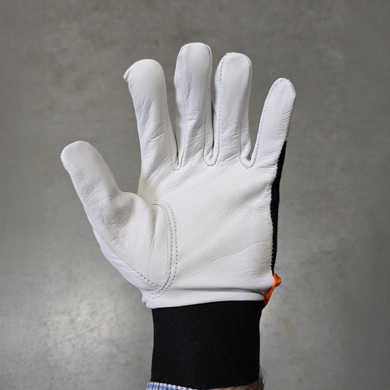Zdjęcie 3 - RĘKAWICE MONTERSKIE Z KOZIEJ SKÓRY WORKSAFE - Z RZEPEM [A10-112]
