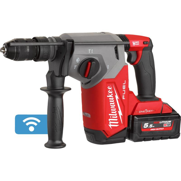 Zdjęcie 4 - Młotowiertarka akumulatorowa Milwaukee M18 ONEFHX-552X SDS-Plus 2.5J 18V 2x5.5Ah 4933478504