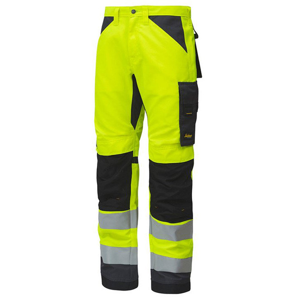 Zdjęcie 1 - 6331 Spodnie Odblaskowe AllroundWork+ (kolor żółty), EN 20471/2 Snickers Workwear