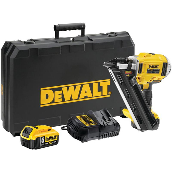 Zdjęcie 1 - Gwoździarka do konstrukcji szkieletowych akumulatorowa DeWalt DCN695P2 18V XR 2x5Ah