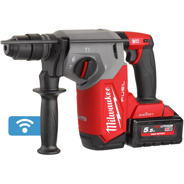 Zdjęcie 2 - Młotowiertarka akumulatorowa Milwaukee M18 ONEFHX-552X SDS-Plus 2.5J 18V 2x5.5Ah 4933478504