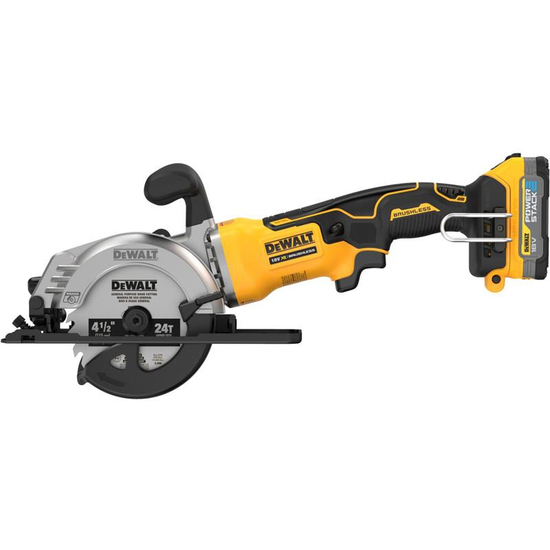 Zdjęcie 3 - Pilarka tarczowa akumulatorowa DeWalt DCS571E1T 115mm 18V XR Powerstack 1x1.7Ah