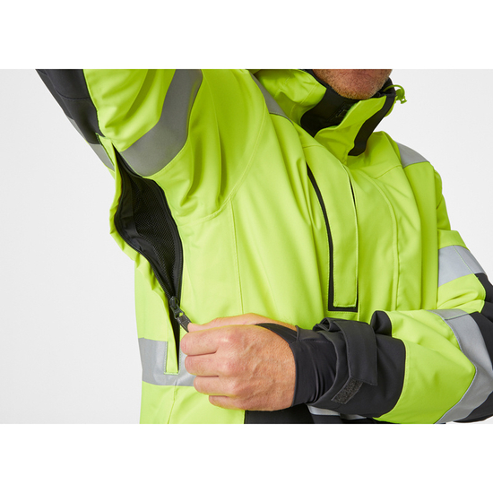 Zdjęcie 6 - Kurtka zimowa odblaskowa Helly Hansen 71392_369 Parka Alna 2.0 kolor żółty