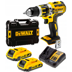 Wiertarko-wkrętarka udarowa akumulatorowa DeWalt DCD795D2 60Nm 18V XR 2x2Ah