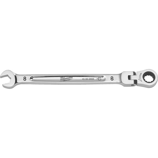Zdjęcie 1 - Klucz płasko-oczkowy MAXBITE™ z ruchomą główką grzechotki 8 mm - 1 szt. Milwaukee 4932480181