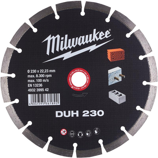 Zdjęcie 1 - Tarcza diamentowa DUH 230 x 22,2 mm 4932399542 Milwaukee