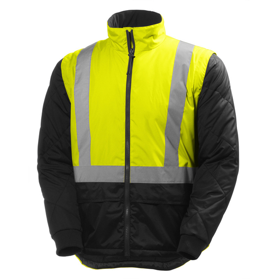 Zdjęcie 3 - Kurtka odblaskowa Helly Hansen 71370_369 ALTA HI VIS CIS INSULATED WINTER JACKET kolor żółty