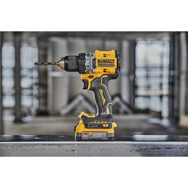 Zdjęcie 8 - Wiertarko-wkrętarka akumulatorowa DeWalt DCD800E2T 90Nm 18V XR Powerstack 2x1.7Ah