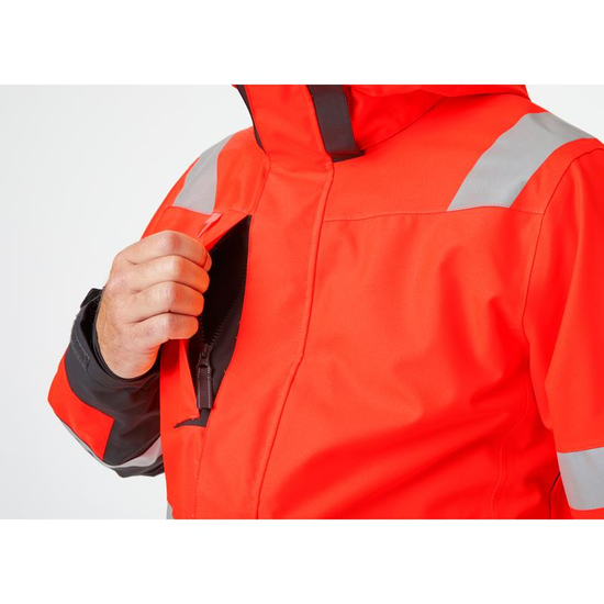 Zdjęcie 5 - Kurtka odblaskowa Helly Hansen 71195_169 Alna 2.0 kolor czerwony