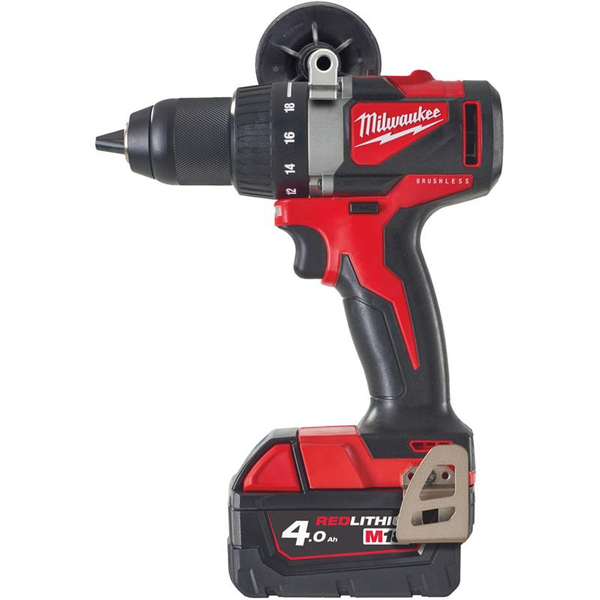 Zdjęcie 1 - Wiertarko-wkrętarka akumulatorowa Milwaukee M18 BLDD2-402X 82Nm 18V 2x4Ah 4933464559