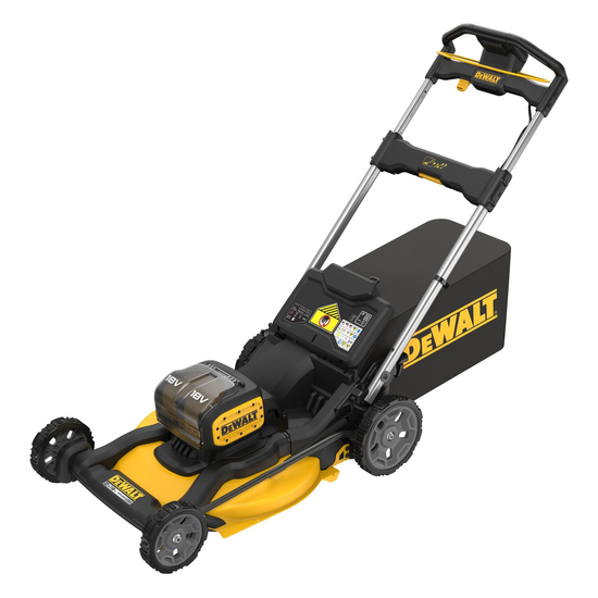 Zdjęcie 4 - Kosiarka akumulatorowa bez napędu 53cm 2x18Ah DeWalt DCMWP134N