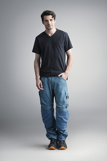 Zdjęcie 3 - WYPRZEDAŻ! Spodnie AllroundWork 6301 BEZ WORKÓW KIESZENIOWYCH Snickers Workwear czarne