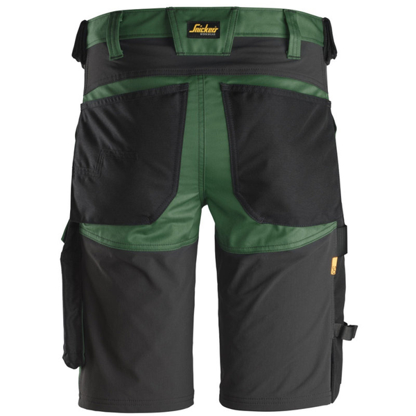 Zdjęcie 4 - 6143 Spodnie Krótkie Stretch AllroundWork Snickers Workwear zielone