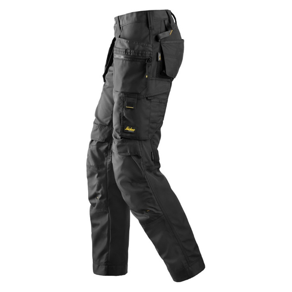 Zdjęcie 2 - 6701 Spodnie AllroundWork+ z workami kieszeniowymi - damskie kolor czarny Snickers Workwear