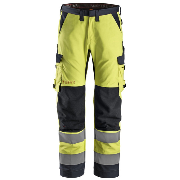 Zdjęcie 1 - 6361 Spodnie robocze odblaskowe ProtecWork z obustronnymi kieszeniami na nogawkach, EN 20471/2 Snickers Workwear