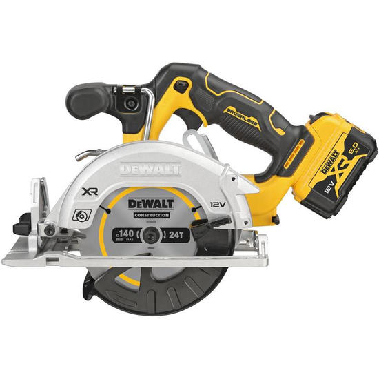 Zdjęcie 3 - Pilarka tarczowa akumulatorowa DeWalt DCS512P2 140mm 12V XR 2x5Ah