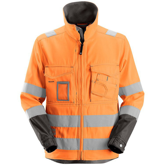 Zdjęcie 1 - 1633 Kurtka odblaskowa (kolor: pomarańcz-czarny stłumiony) - EN 20471/3 - Snickers Workwear
