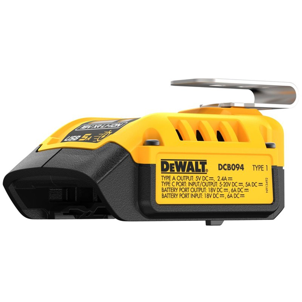 Zdjęcie 10 - Adapter/Zestaw do ładowania 5A DeWalt DCB094K