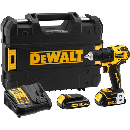 Zdjęcie 1 - Wiertarko-wkrętarka akumulatorowa DeWalt DCD708S2T 65Nm 18V XR 2x1.5Ah