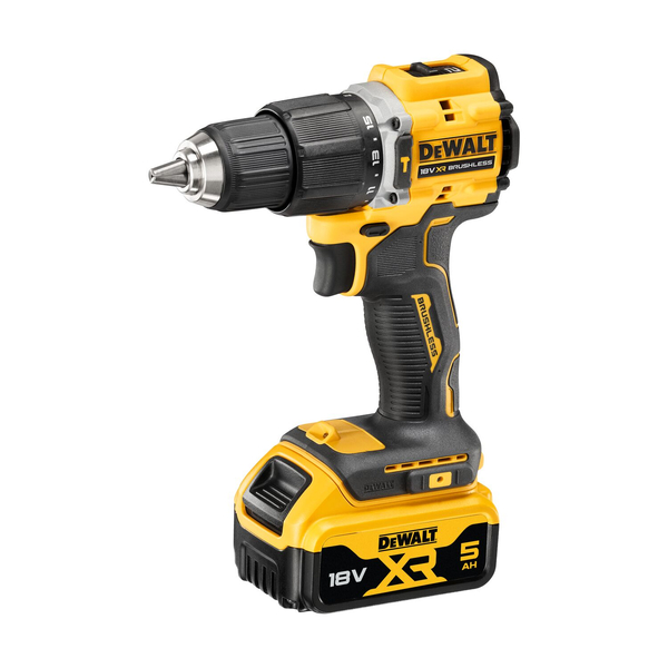 Zdjęcie 2 - Wiertarko-wkrętarka akumulatorowa "100 lat" DeWalt DCD100YP2T 68Nm 18V XR 2x5.0Ah