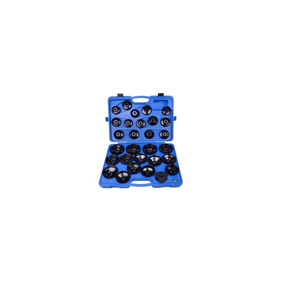 Zdjęcie 1 - ZESTAW KLUCZY NASADOWYCH 1/2" DO FILTRÓW OLEJU 30 cz. W WALIZCE PLAST. 9AE6030 King Tony