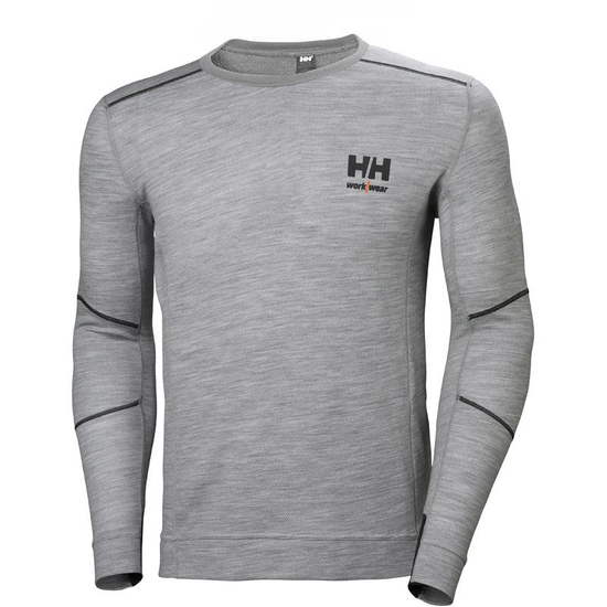Zdjęcie 1 - Koszulka termoaktywna Helly Hansen 75106_930 HH LIFA Merino kolor szary