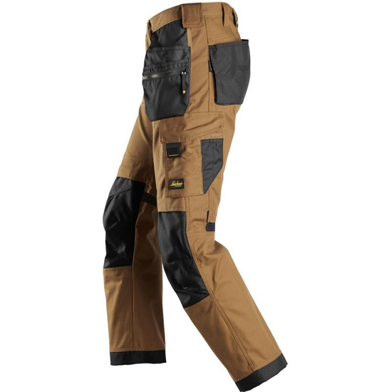 Zdjęcie 3 - Spodnie Canvas Stretch AllroundWork z workami kieszeniowymi Snickers Workwear 62241204