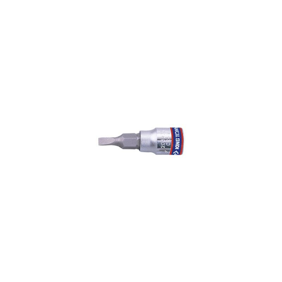 Zdjęcie 1 - NASADKA 1/4" Z KOŃCÓWKĄ PŁASKĄ 3,5 x 0,5 x 37mm 203235 King Tony