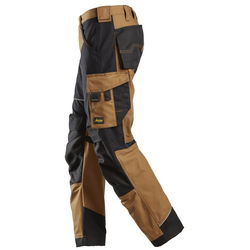 Nawigacja zdjęcie 3 - 6314 Spodnie RuffWork Canvas+ Snickers Workwear brązowe