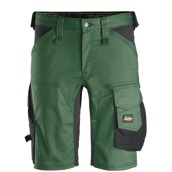 Zdjęcie 1 - 6143 Spodnie Krótkie Stretch AllroundWork Snickers Workwear zielone