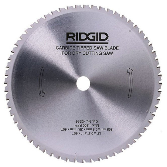 Zdjęcie 1 - Tarcza do piły 590L z nakładką  z węglików spiekanych RIDGID