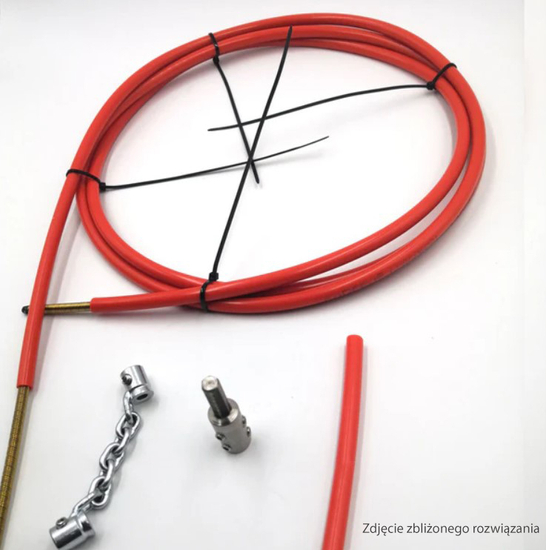 Zdjęcie 2 - cordFLEX® 8-10 - Lekki, wysokoobrotowy przepychacz do frezowania i mechanicznego czyszczenia kanalizacji.