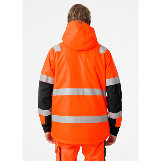 Zdjęcie 4 - Kurtka zimowa odblaskowa Helly Hansen 71392_269 Parka Alna 2.0 kolor pomarańczowy