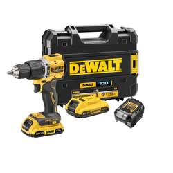 Wiertarko-wkrętarka akumulatorowa "100 lat" DeWalt DCD100YD2T 68Nm 18V XR 2x2.0Ah