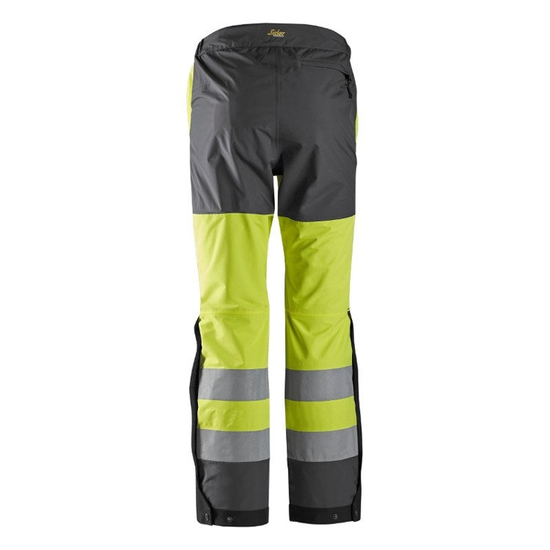 Zdjęcie 2 - 6530 Spodnie Przeciwdeszczowe Odblaskowe Shell, EN 20471/2 (kolor żółty odblaskowy) Snickers Workwear