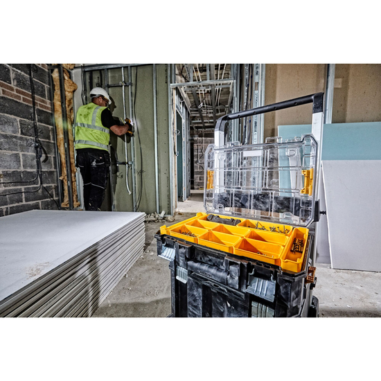 Zdjęcie 3 - Organizer z przezroczystą pokrywą TSTAK 2.0 DeWALT DWST82968-1