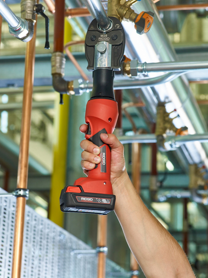 Zdjęcie 7 - Zaciskarka Ridgid RP 219 ze szczękami V 15-22-28 Bluza Gratis