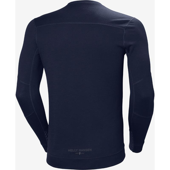 Zdjęcie 2 - Koszulka termoaktywna Helly Hansen 75106_590 HH LIFA Merino kolor granatowy