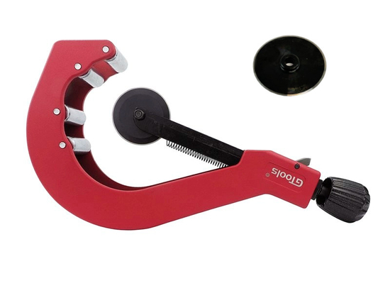 Zdjęcie 1 - Obcinak teleskopowy do rur z tworzyw sztucznych GTools GTR110J  + Kółko tnące