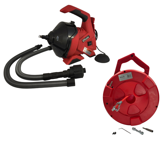 Zdjęcie 1 - Przepychacz do rur kanalizacji TG50A + Urządzenie do czyszczenia rur Turboflex GT3250/09