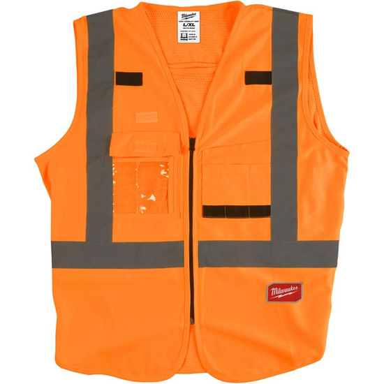 Zdjęcie 1 - Kamizelka o intensywnej widzialności pomarańczowa - 2XL/3XL 4932471894 Milwaukee