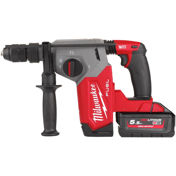 Zdjęcie 3 - Młotowiertarka akumulatorowa Milwaukee M18 FHX-552X SDS-Plus 2.5J 18V 2x5.5Ah 4933478889