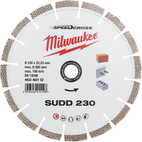 Zdjęcie 1 - Tarcza Speedcross SUDD 230mm Milwaukee 4932492152