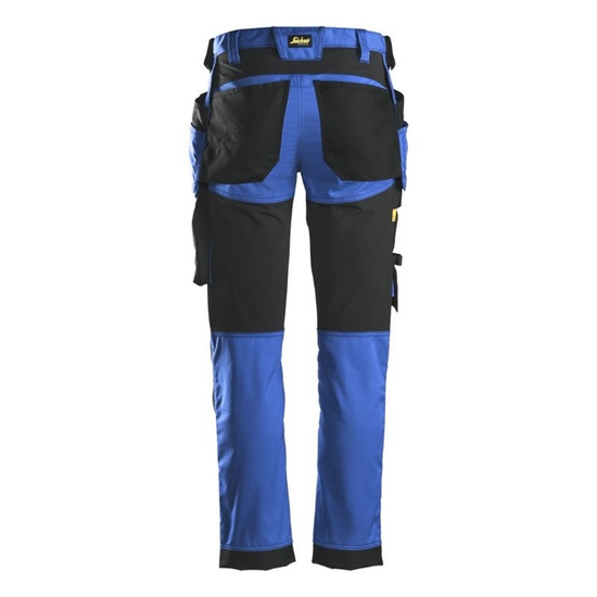Zdjęcie 3 - 6241 Spodnie Stretch AllroundWork z workami kieszeniowymi kolor niebiesko - czarny