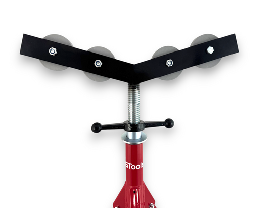 Zdjęcie 2 - Stojak pod rury do pod rur z głowicą rolkową składana 36” 82-140cm GTOOLS SPECIAL GT03682-140