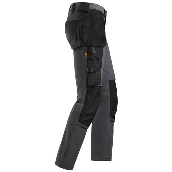 Zdjęcie 2 - 6271 Spodnie Full Stretch z workami kieszeniowymi Snickers Workwear grafitowe