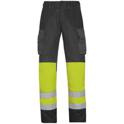 3833 Spodnie Odblaskowe, EN 20471/1 (kolor czarno-żółty) Snickers Workwear